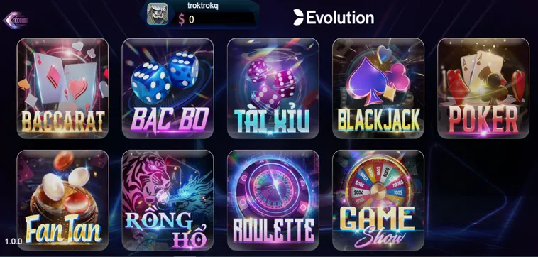 Evolution Live Tại 789Club Nền Tảng Casino Trực Tuyến Chuẩn Âu Mỹ Năm 2026
